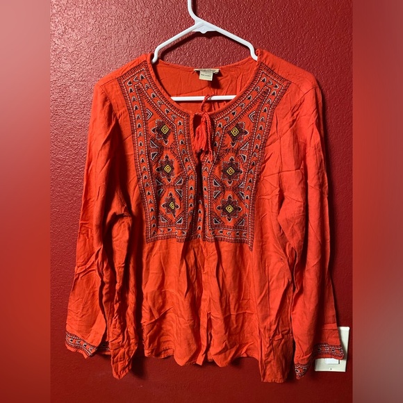 Lucky brand women’s blouse size L - Picture 1 of 3